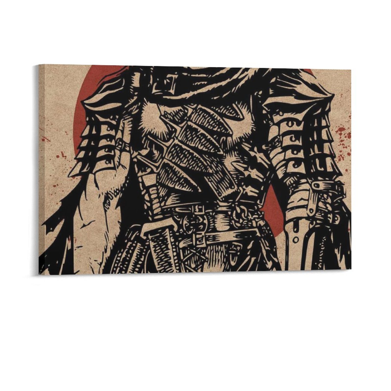 Home Decor Luxury Hanging Picture-Rectangle Anime Berserk Frame-style Canvas Prints Wall Painting Wall Art Decor Print Picture Paintings for Living Ro