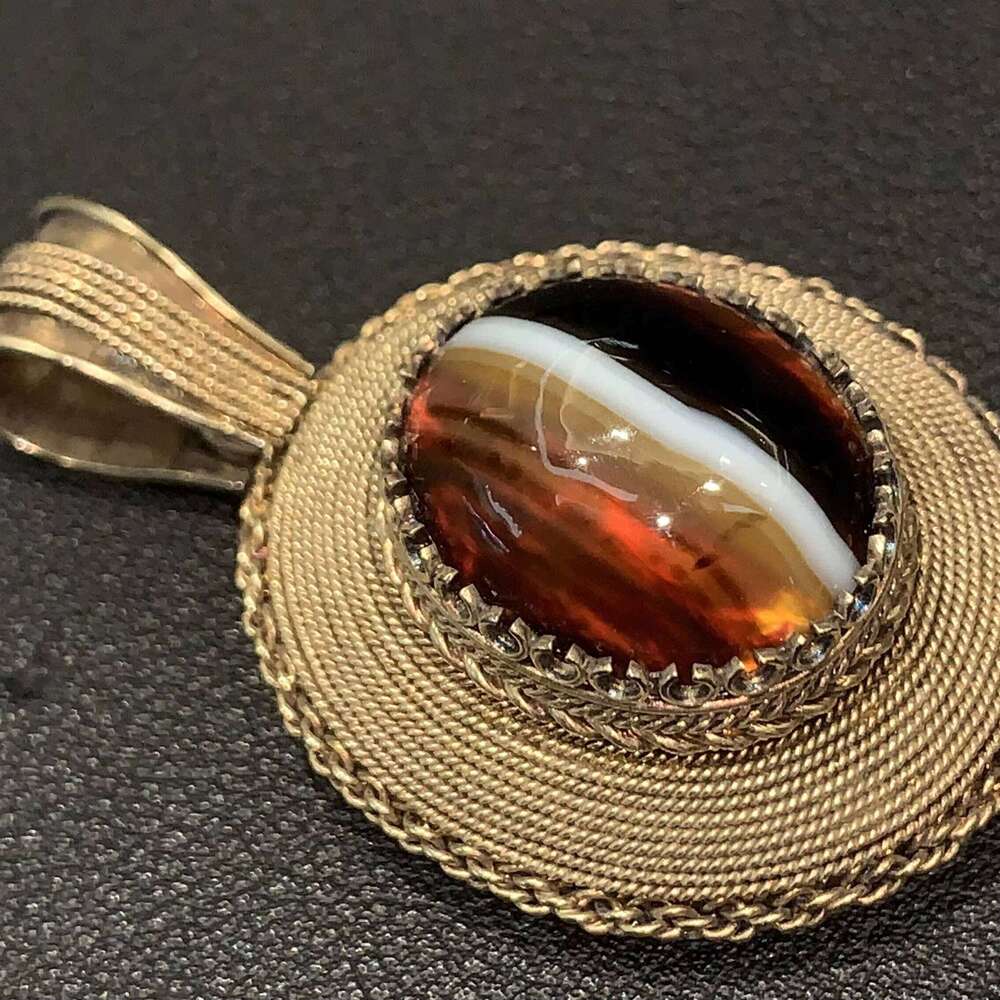 9K- Gold Cat's Eye & KAWS Pendant for Men, CVD Lab Dia Chain, NGTC Certified Jewelry