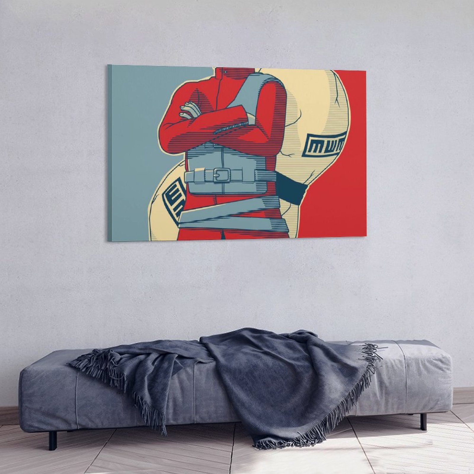 Home Decor Luxury Hanging Picture-Rectangle Anime Gaara Canvas Prints Wall Painting Wall Art Decor Print Picture Paintings for Living Room Gift ForBed