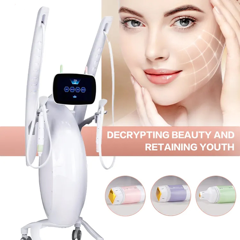 Newest 6.78Mhz Anti-Aging Facial Device RF Skin Tightening Machine Gold Radio Frequency Micro Needle Wrinkle Removal Face Lifting Beauty Machine