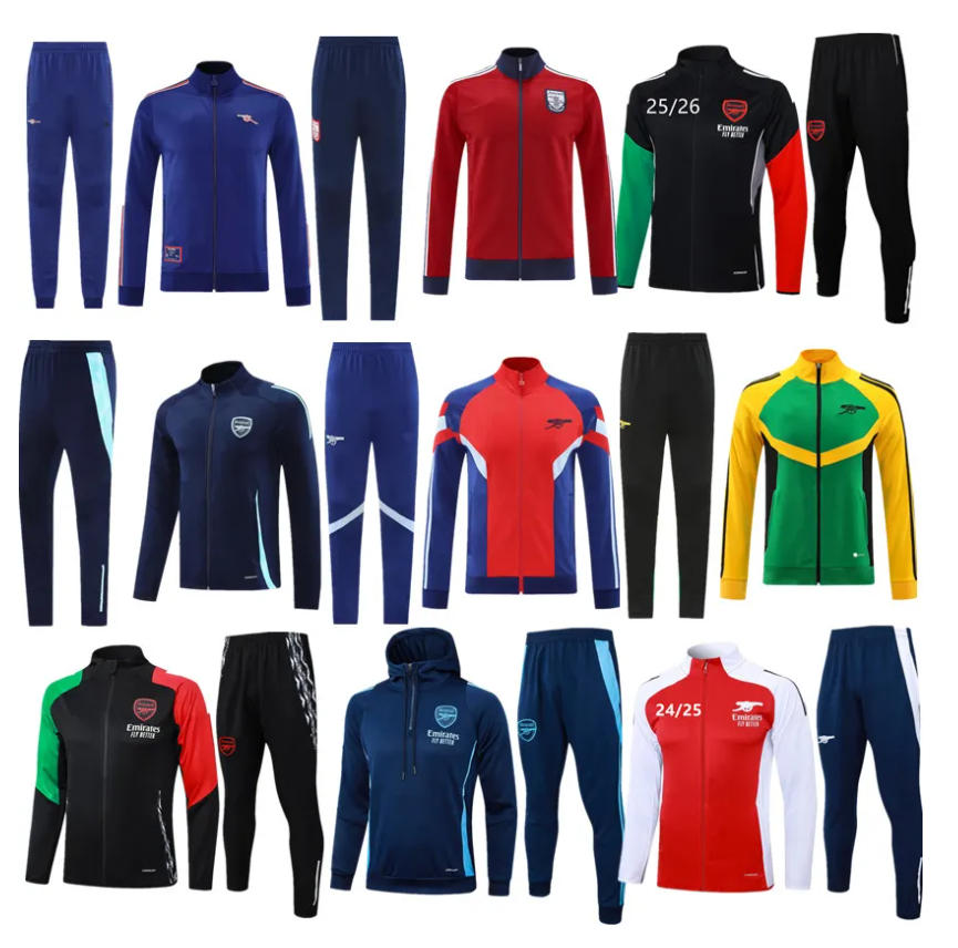 25 26 Arsen gunner TRACKSUIT JACKET Training suit soccer MARTINELLI ROWE SAKA 2025 2026 football PEPE ODEGAARD Nketiah G.JESUS FABIO chandal futbol Survetement