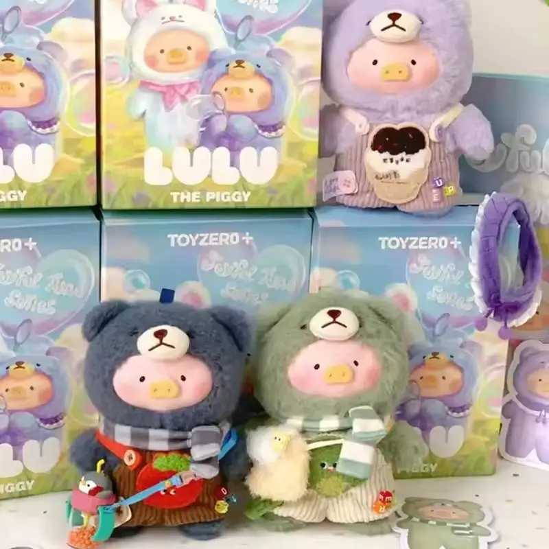 Teddy LULU Pig V2 Toyzero Joyful Time Series Plush Vinyl Blind Box Pendant Doll Ornament Decoration Toys Mystery Box Kids GiftsT250522