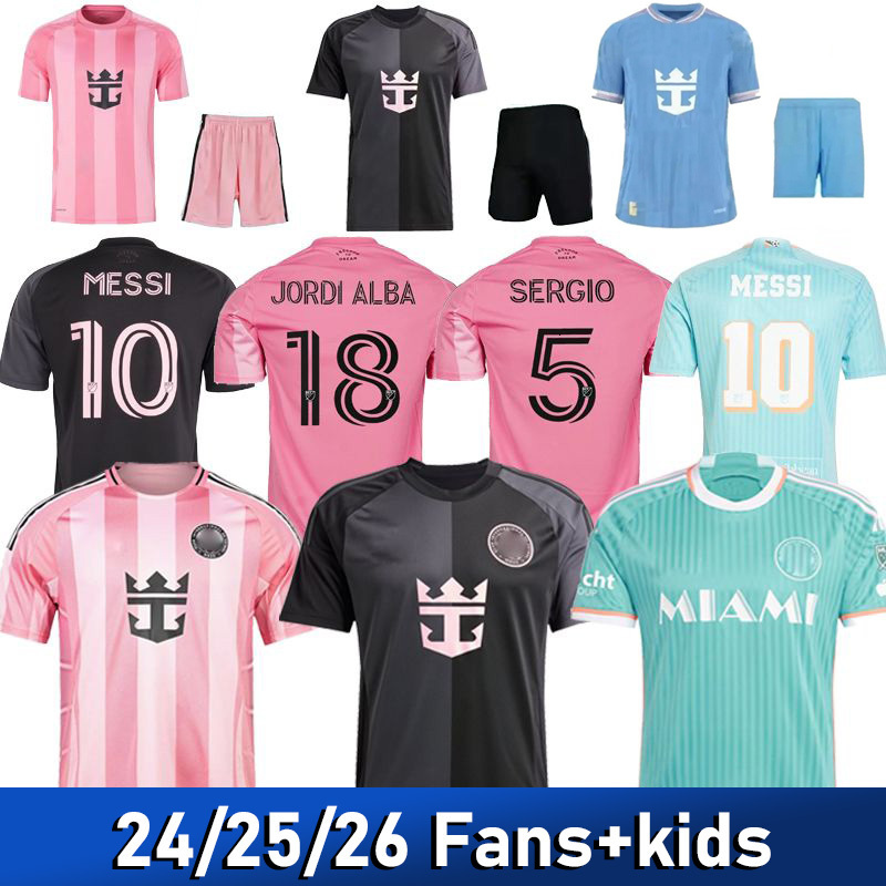 SUAREZ MESSIS Interes Miamis CF 2025 2026 Soccer Jerseys 2024 25 26 Home Away Third 3rd Fans version shirt Baby Matuidi Women 24 25 26 football men kit kids equipment