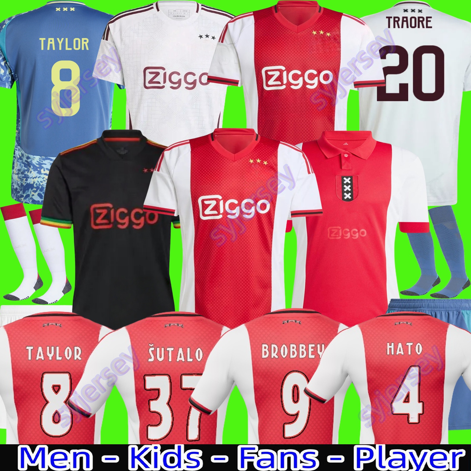 24 25 26 125th Anniversary Soccer Jerseys Kids Kit 2025 2026 Football Shirts AKPOM TAYLOR CRUYFF Bob Marley stone 21 22 FITZ-JIM Traore Godts Weghorst Klaassen Long