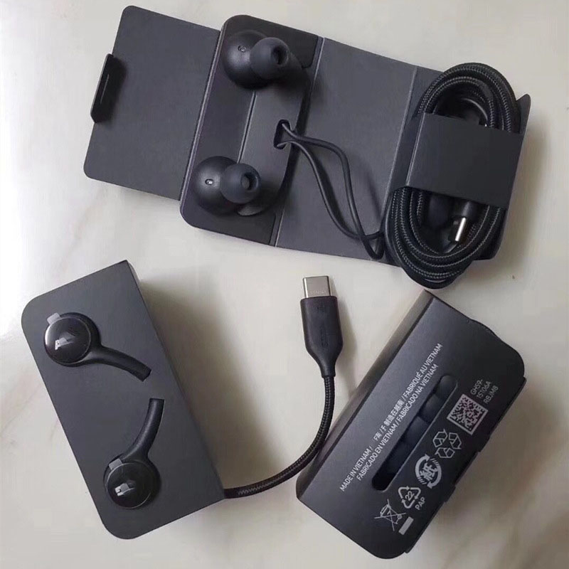 Type C Wired Earphone For Galaxy NOTE 10 NOTE 20 S24 S23 Ultra A54 A53 USB C Headphone For AK G Xiaomi iPhone In-Ear Earbud 3.5mm Headset EO-IG955