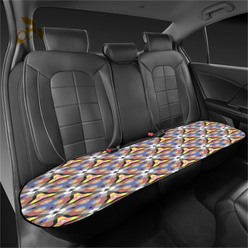 Car Ice Silk Cushion polyester material, breathable, essential for summer and easy to clean 2025