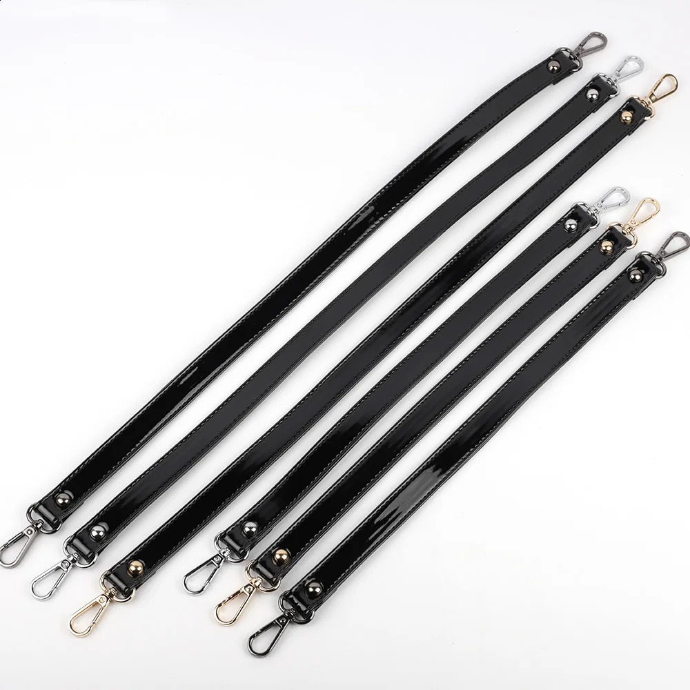 PU Leather Balck Shoulder Strap Patent Leather Handbag Bag Strap DIY Replacement Belts Handle Bag Accessories 250521