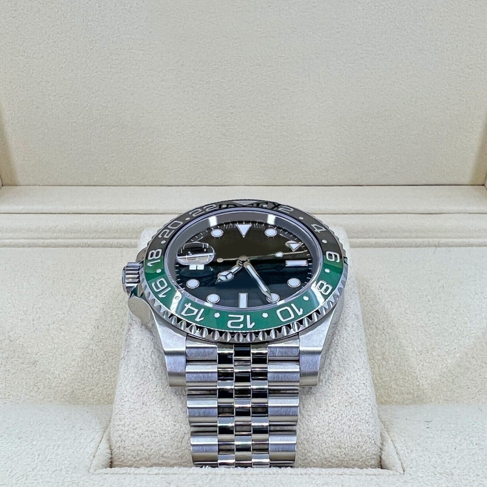 Brand new sapphire Automatic watch Clean Factory Cal.3186 40mm II Sprite Jubilee 126720VR Stainless Steel Mens Watch Wristwatches