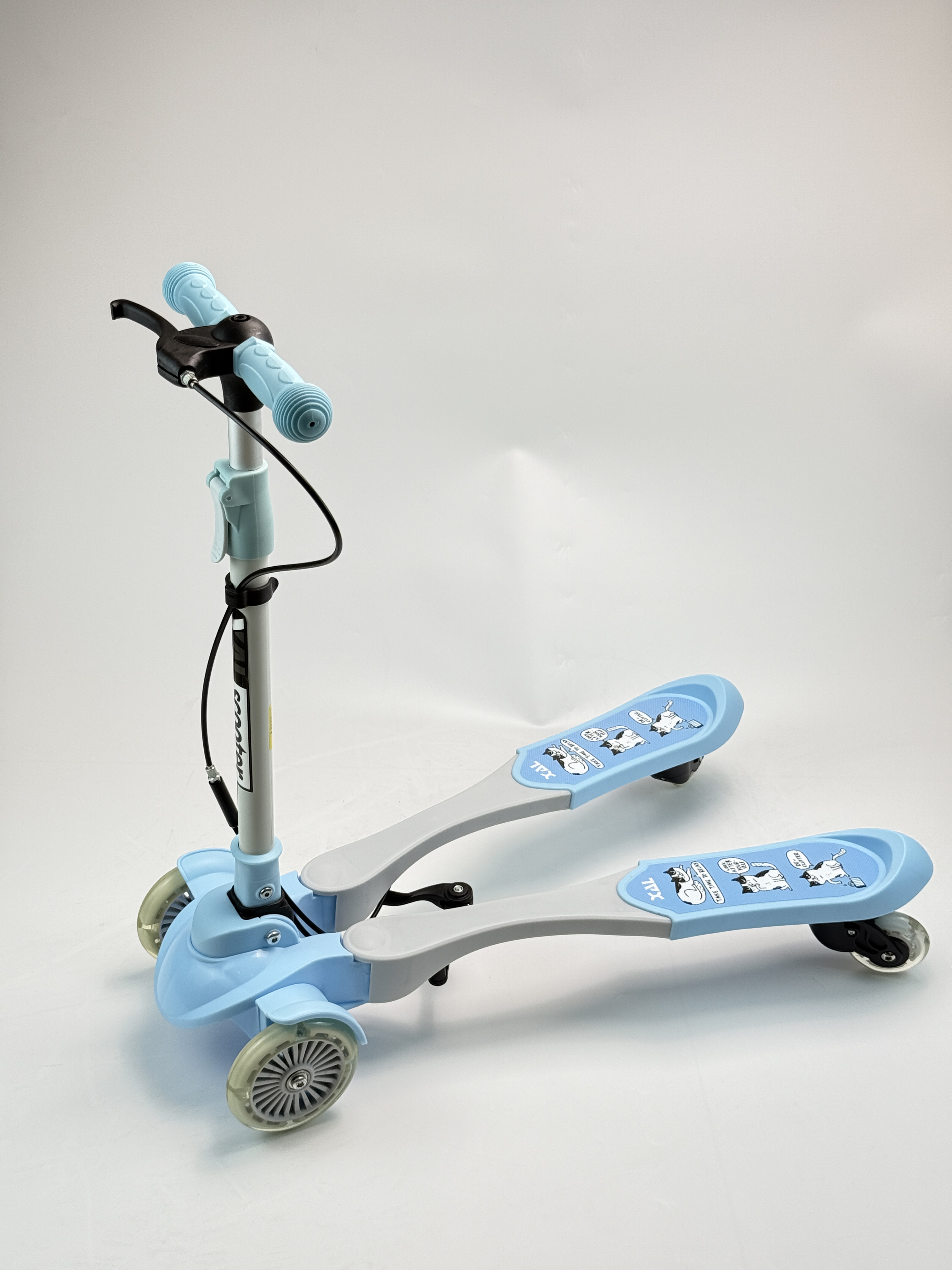 Custom made children's frog car scooter with balance training function, suitable for children aged 3-12 years old Sport style XAL-909