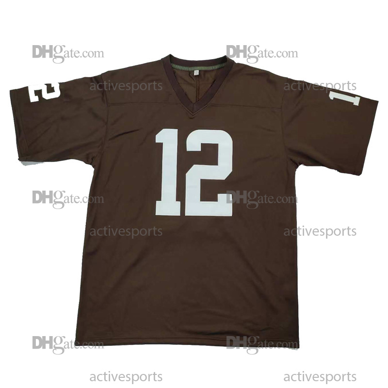 Custom 12 Sanders 4 Watson Embroidered Polyester Jersey, 24 Chubb 95 Garrett 8 Pickett Mens Womens Youth V-Neck Short Sleeve Sports Top,