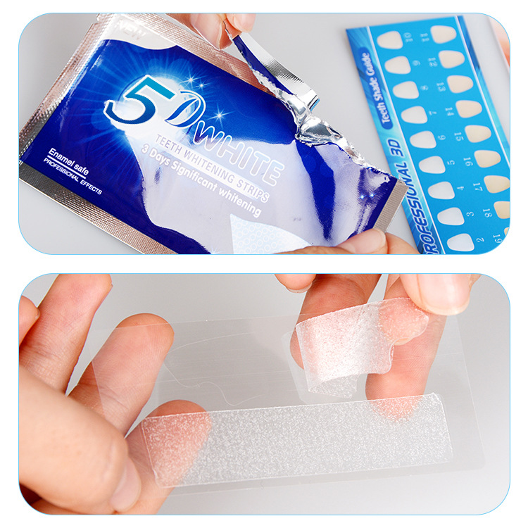 5D Dazzling White Dental Patch Whitening Gel Patch Dazzling White Dental Patch 7 To 14 Patches