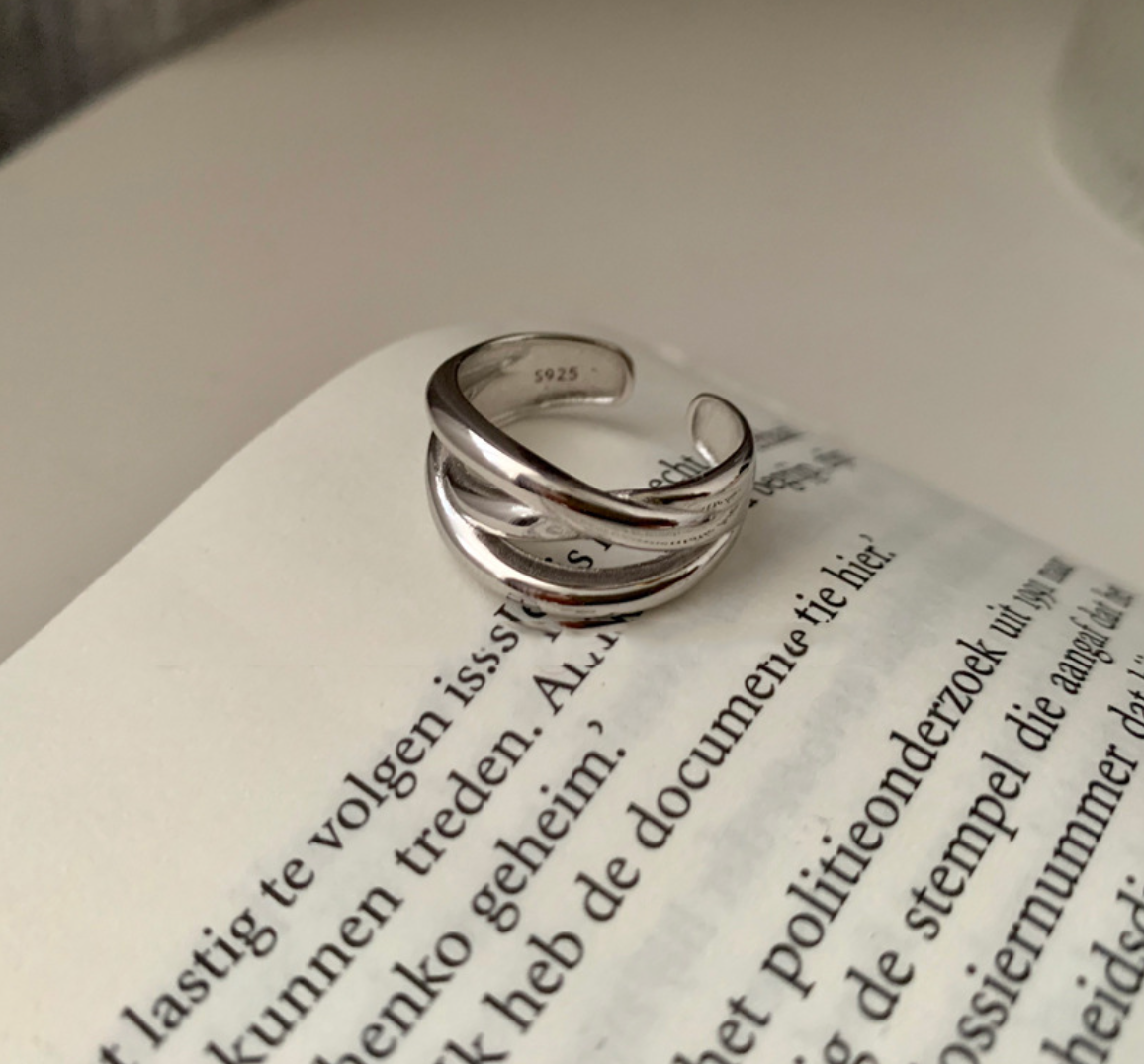 Small niche design 925 pure silver cool style ring, women's non fading retro heavy industry ring accessories wholesale 22001012