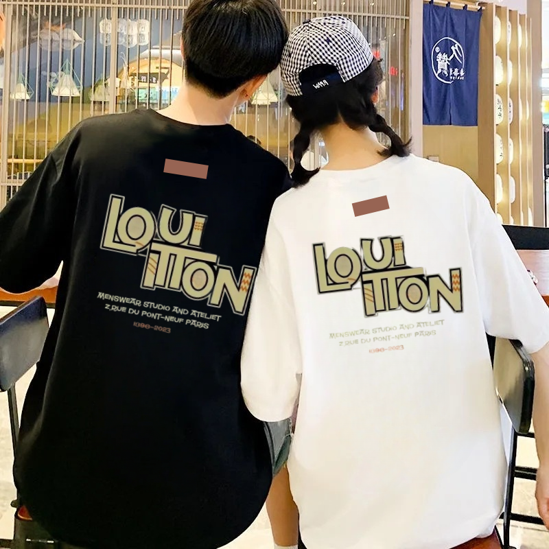 Men's and women's T shirt lovers short sleeve Hot drilling technology advanced fabric designer makes sportswear Street clothes 3XL