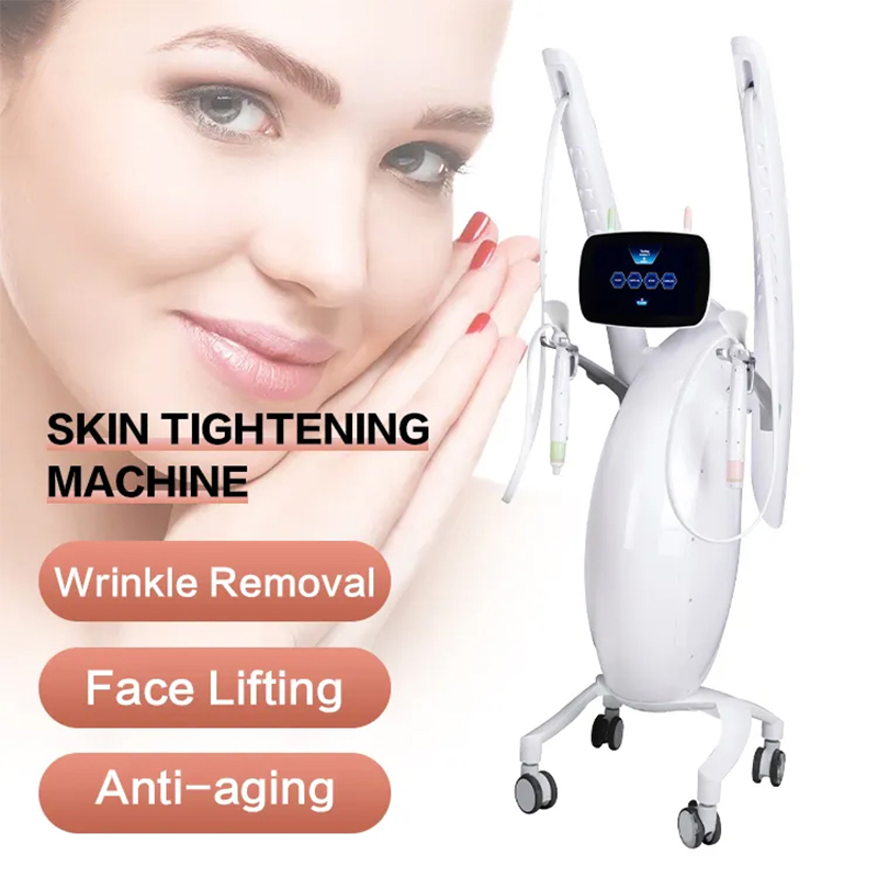 New Painless Cryo-Radiallift Radiofrequency Skin Tightening Technology Facial Anti-wrinkle Anti Aging Wrinkle Remover Device