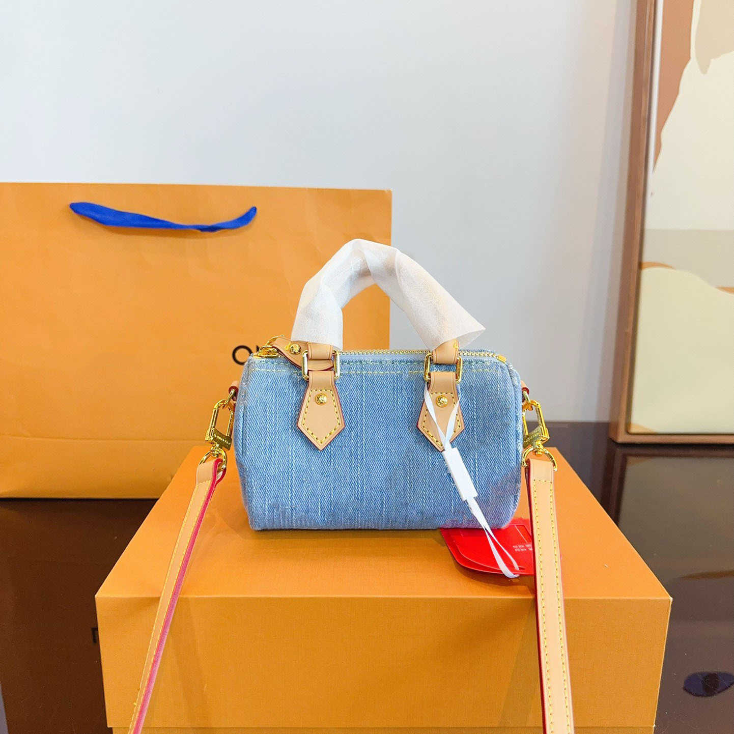 Luxury Nano bag denim Designer Bag Shoulder Bag Mini bag High Quality Classic Unisex Crossbody Bags Designer Women Leather Denim Purse Wallets Beautiful