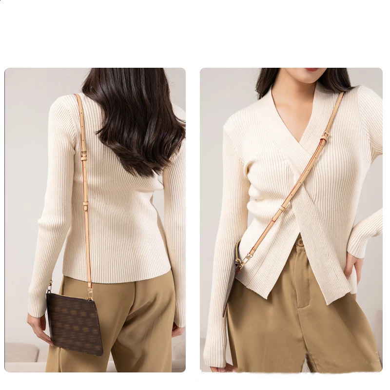 Customized Leather Bag Strap Adjustable Shoulder Bag Strap Women Handbag Belt Crossbody Bag Straps Accessories 250521
