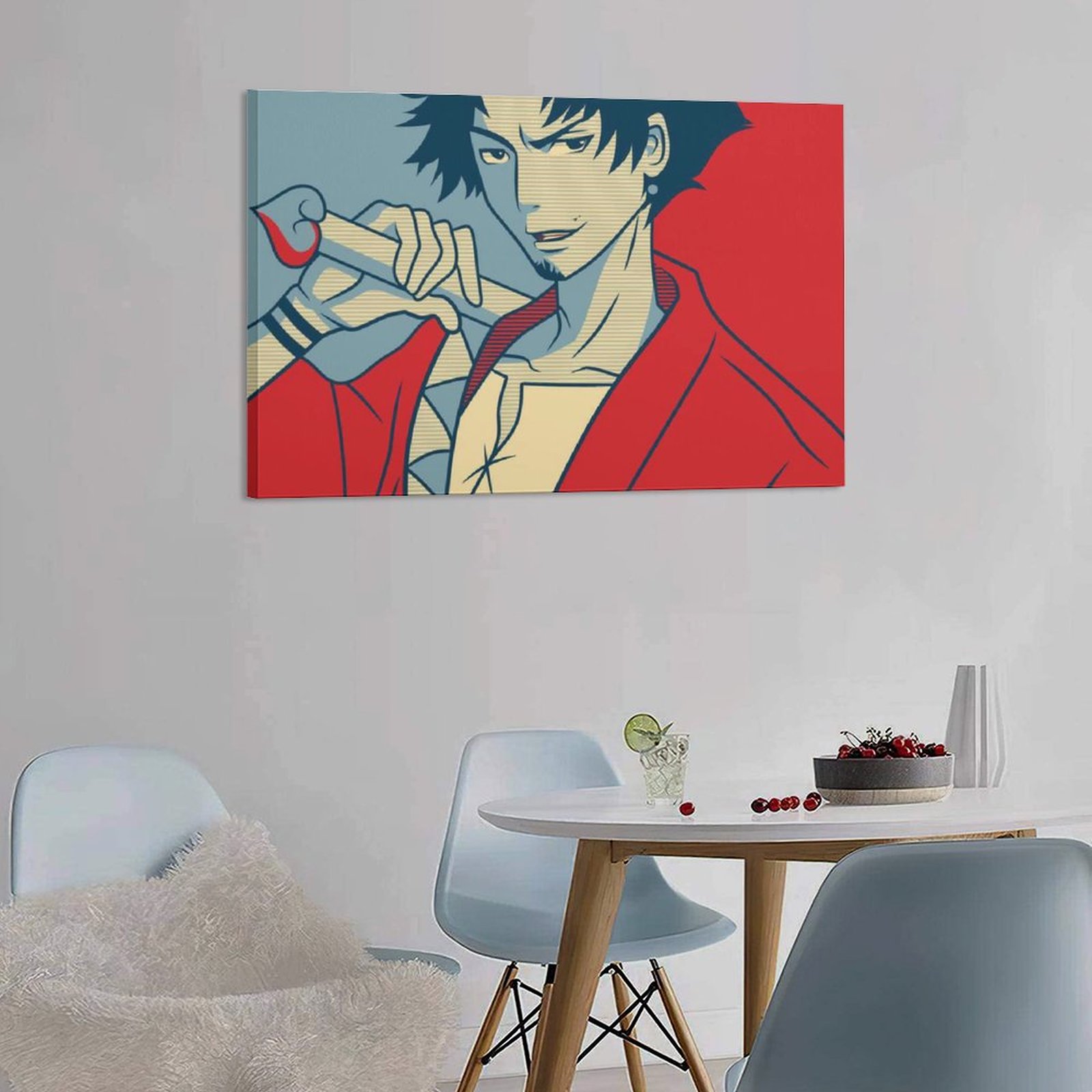 Home Decor Luxury Hanging Picture-Rectangle Cartoon Samurai Champloo Mugen Frame-style Canvas Prints Wall Painting Wall Art Decor Print Picture Painti