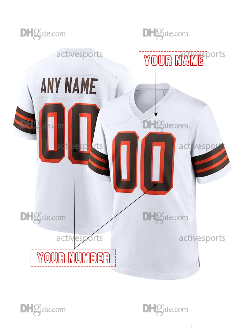 Custom 12 Sanders 4 Watson Embroidered Polyester Jersey, 24 Chubb 95 Garrett 8 Pickett Mens Womens Youth V-Neck Short Sleeve Sports Top,