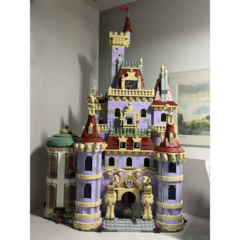 2916pcs Beau and the Beast Castle Romantic Toy Model Girl Educational Building Blocks Valentines Day Birthday Gifts Decora W250522