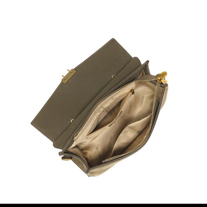 2025 New Luxury Designer Bag Frosted Leather Senior Sense of Lock Buckle Bag Fashion Versatile Single Shoulder Crossbody Bag Cross-border Hot Models