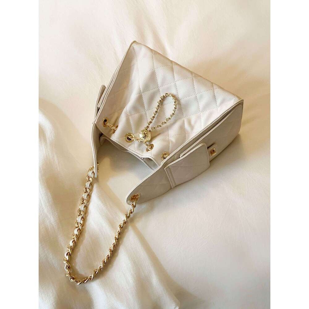 Nanfeng Chio2nd 25bag bucket for women commuting Instagram style niche design dia grid single shoulder crossbody bag