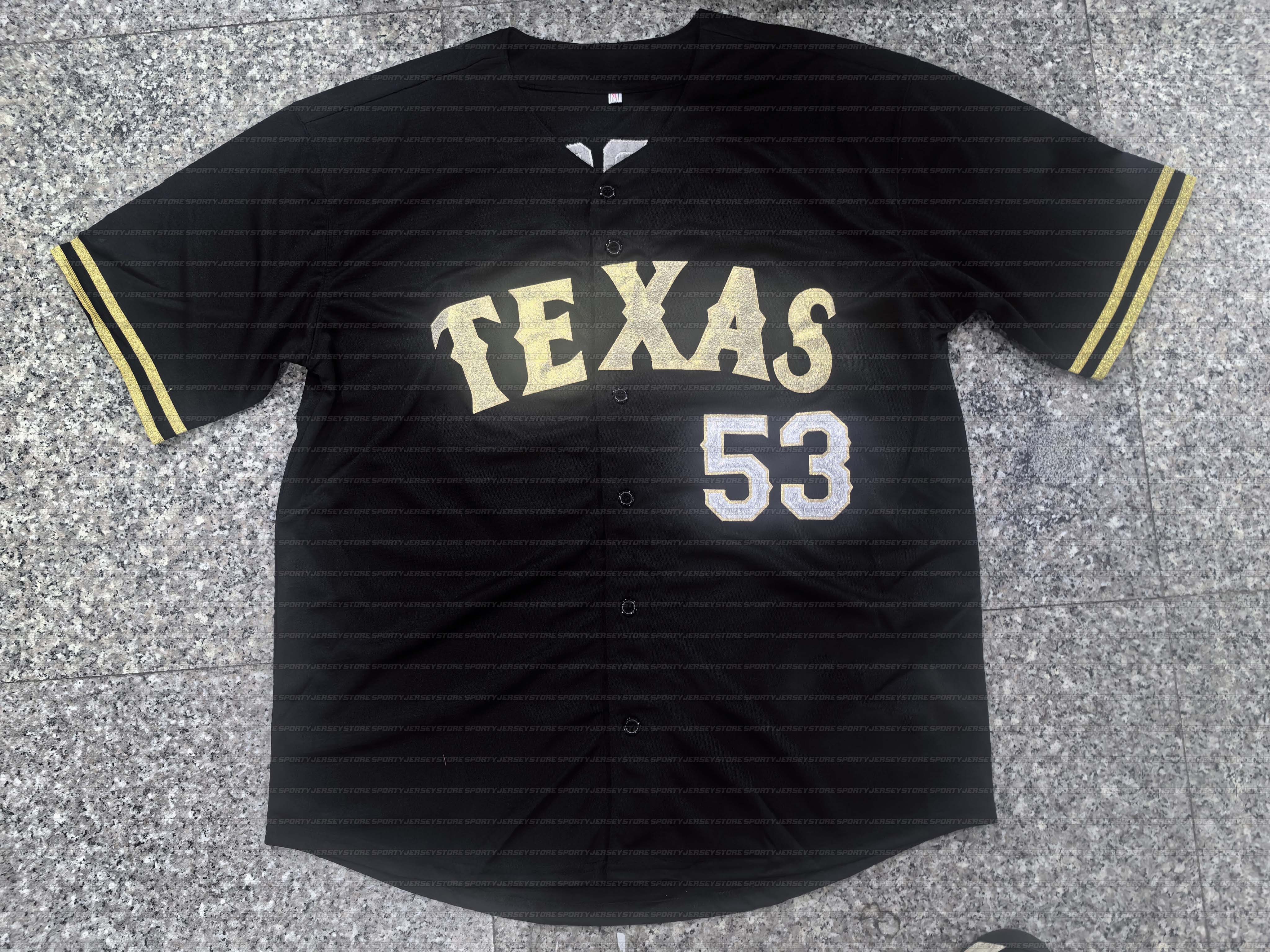 Custom Jersey 53 Adolis Garcia Wyatt Langford Corey Seager Jacob deGrom Mitch Garver Josh Jung Semien Lowe Texas Scherzer Carter