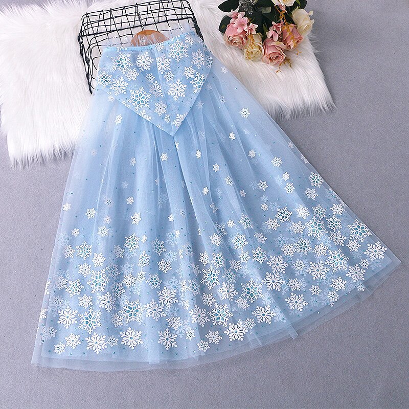 DISNEY toddler designer clothes infant designer clothes Girls' cape performance costume baby clothes designer Elsa princess Cape for children