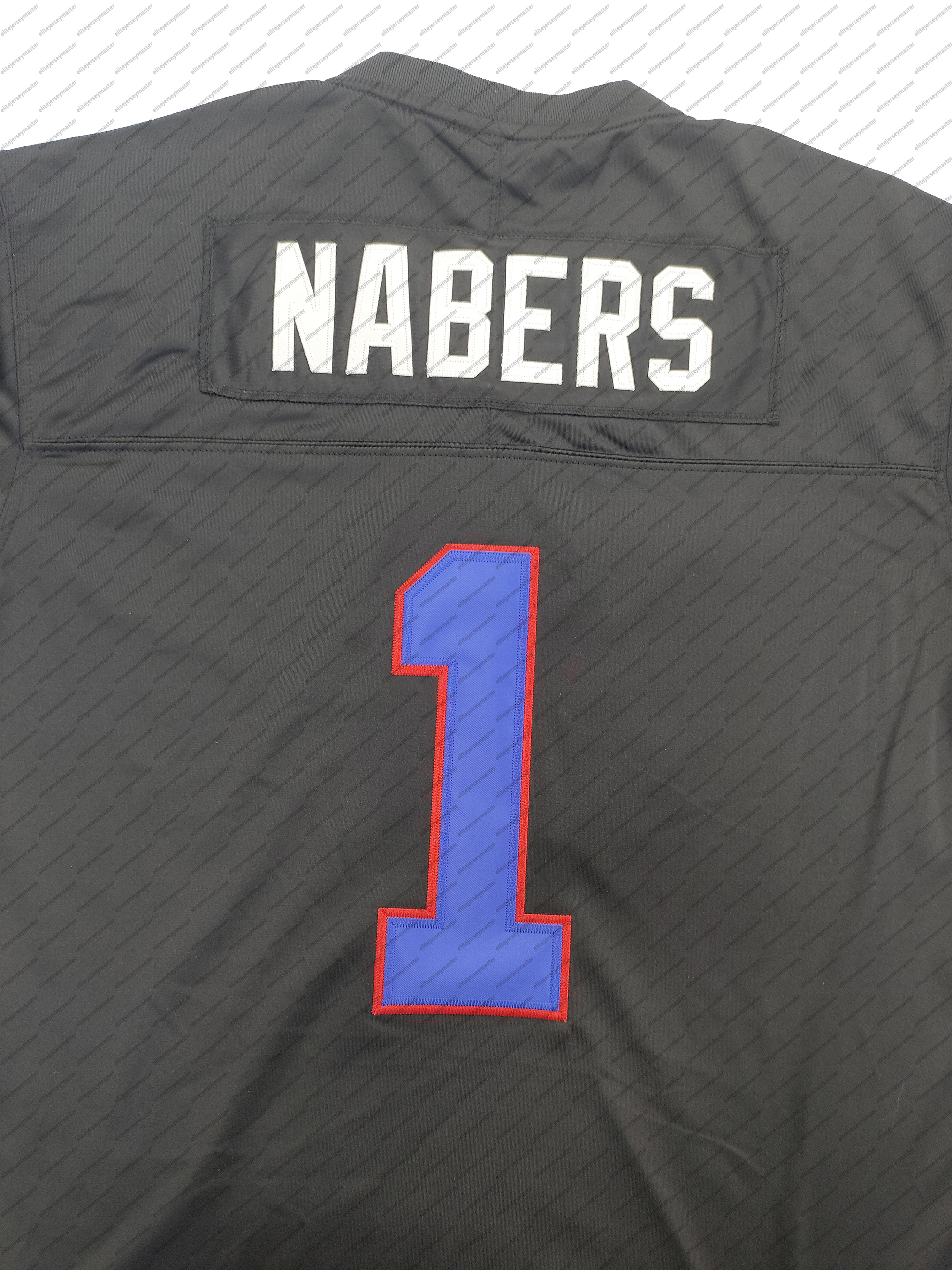 In stock 1 Malik Nabers Football Jerseys Double Stitched Personalized Name Number comfortable and breathable sports Jerseys