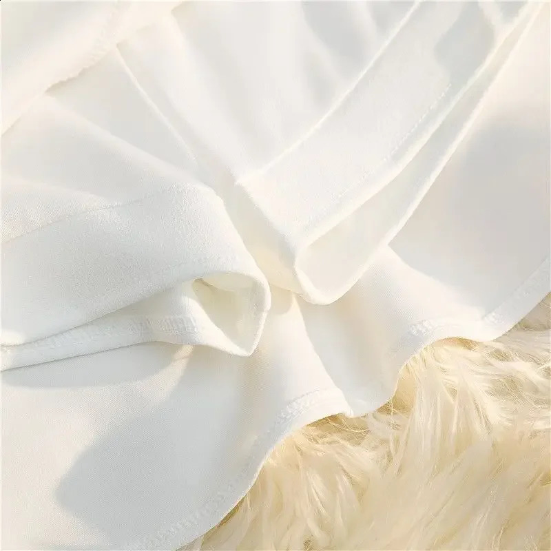 Women Ruffles Mini Skirt Sexy Sweet High Waist Office Lady Hipwrapped Elegant Aline Solid Color Zipper Faldas Mujer 250513Z