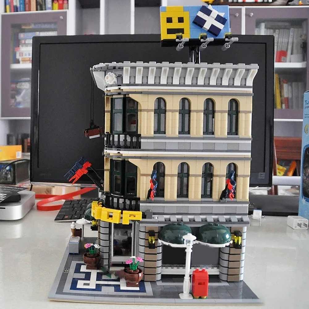 Creator Expert street view Architecture Grand Emporium Design Building Blocks bricks Model 10211 15005 set gifi 2182Pcs W250522