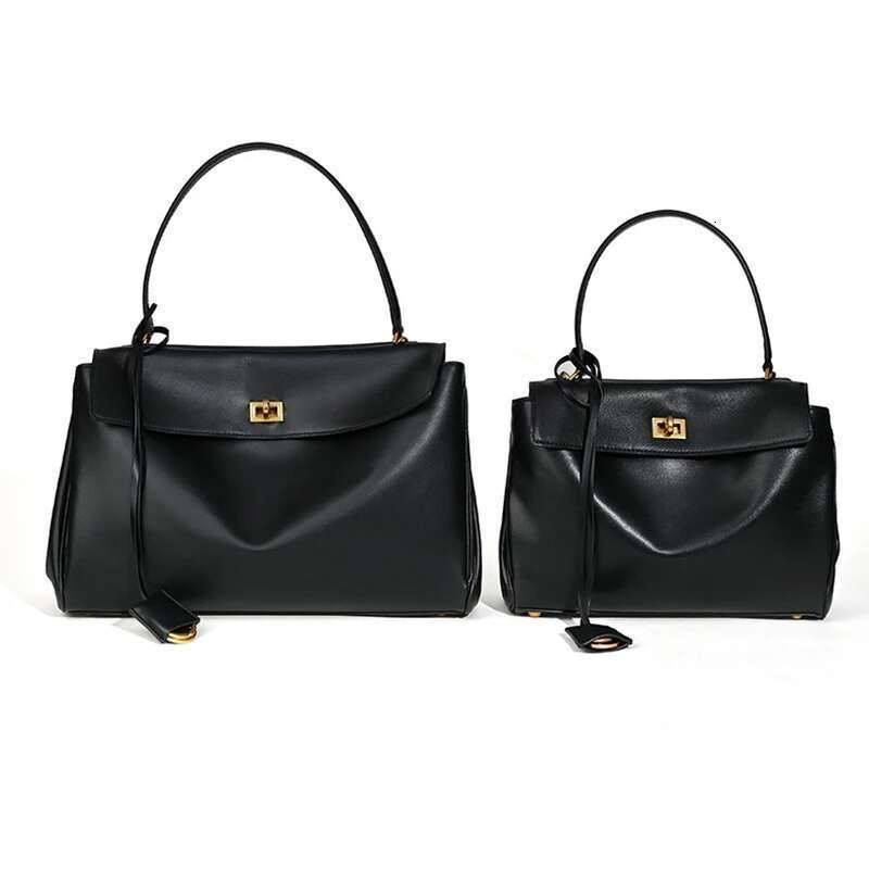2025 Brand Rodeo Woman Bags Spring Autumn Genuine Leather Totes Fashion Gold Buckle Women Shoulder Handbags
