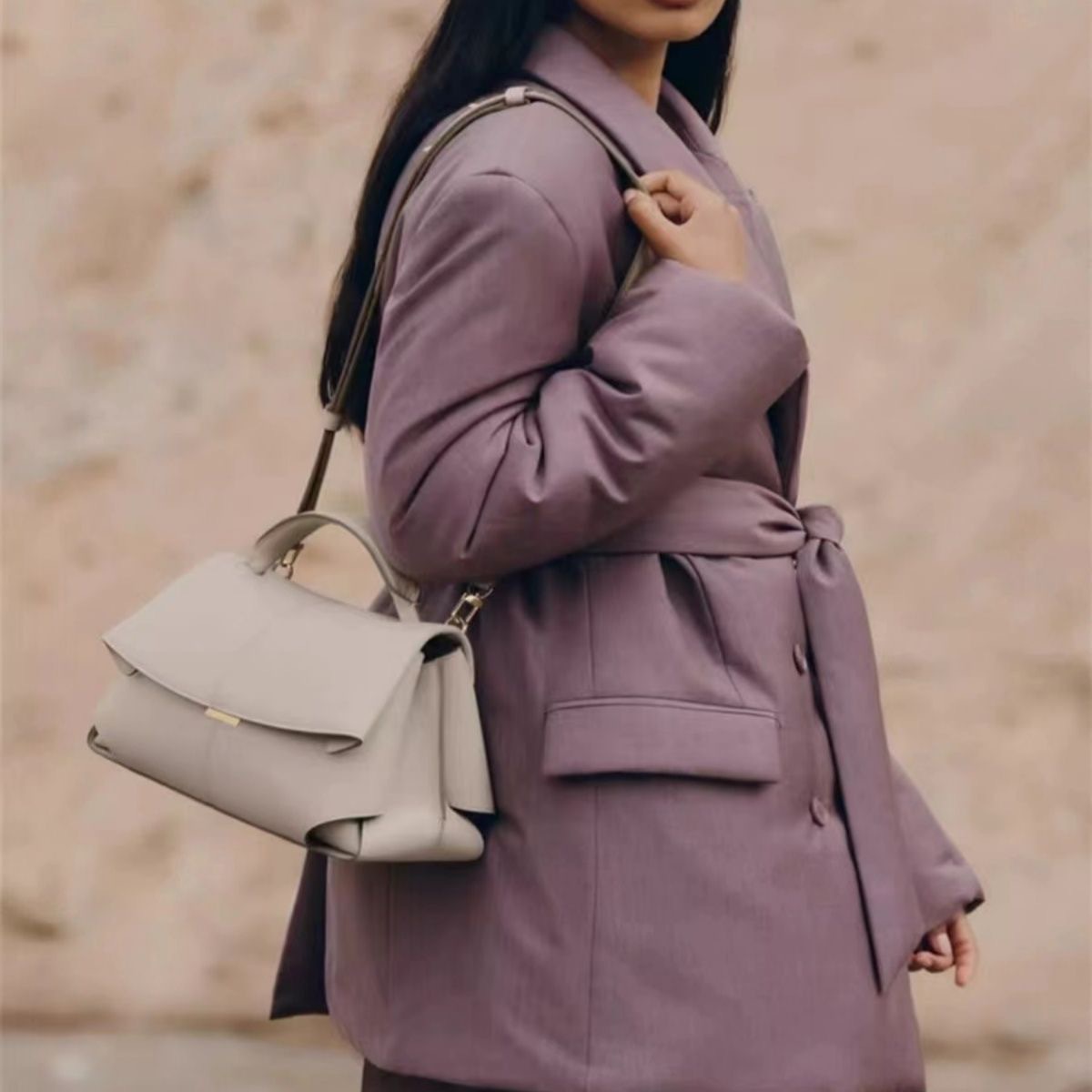 Leather mokki handbag crossbody designer fashion solid simple borse ladies big capacity soft shoulder bags 5 colors popular new styles xb229