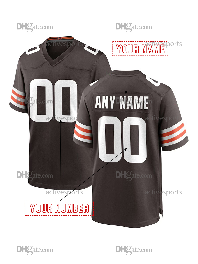 Custom 12 Sanders 4 Watson Embroidered Polyester Jersey, 24 Chubb 95 Garrett 8 Pickett Mens Womens Youth V-Neck Short Sleeve Sports Top,