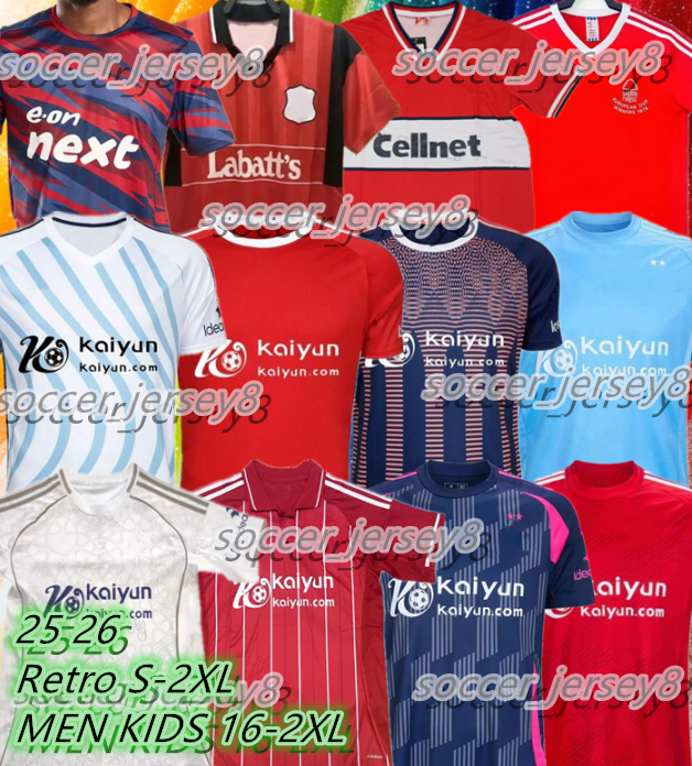 24 25 26 Nottinghams Soccer Jersey HAALAND BOHINEN Townsend retro 1994 1995 1997 1998 1979 80 YATES WOOD GIBBS-WHITE WILLIAMS 2024 2025 2026 men kids kit football shirt