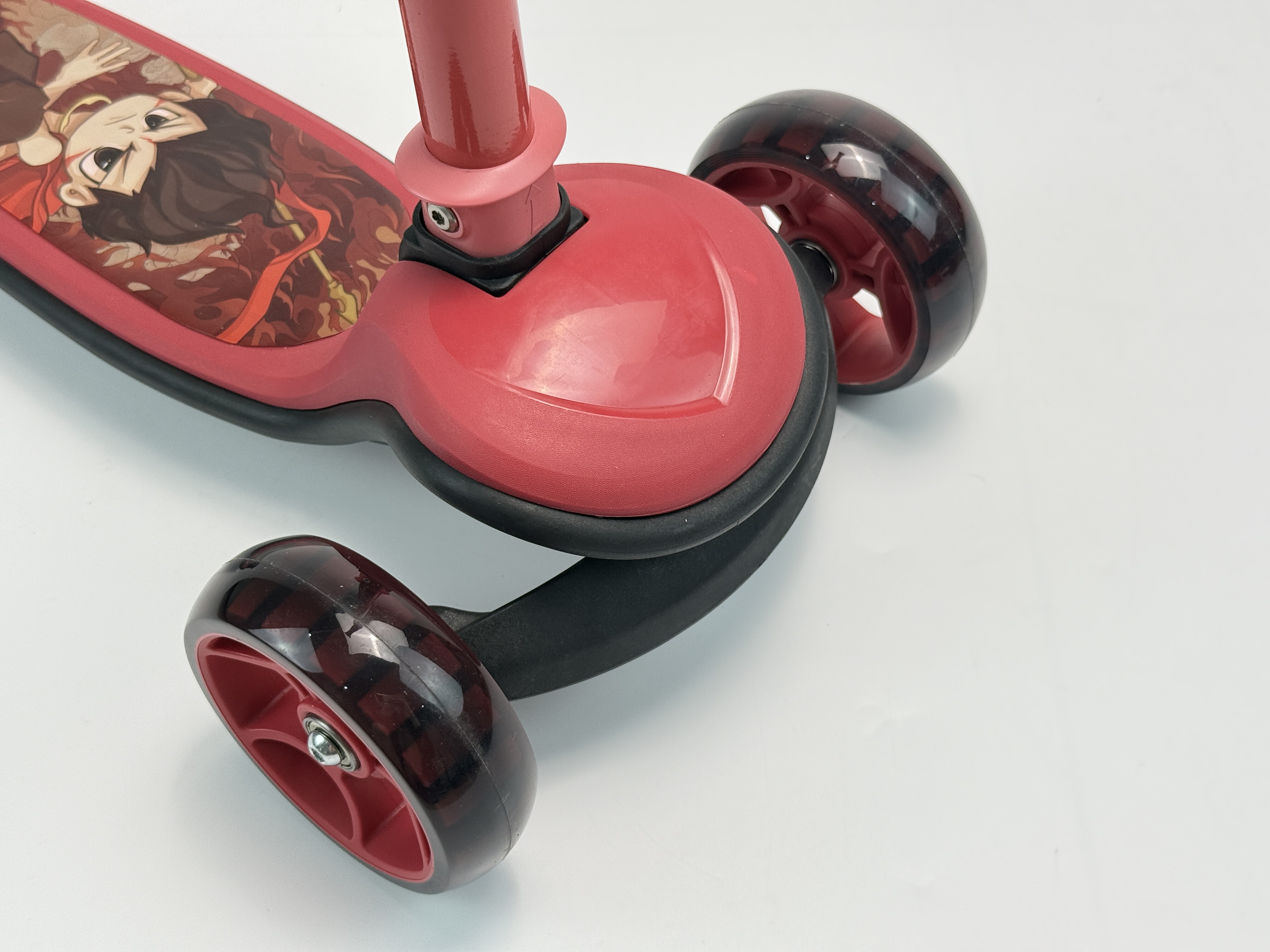 Factory made custom Nezha series children's scooter 3-14 years old folding pedal scooter scooter XAL-091 round bar