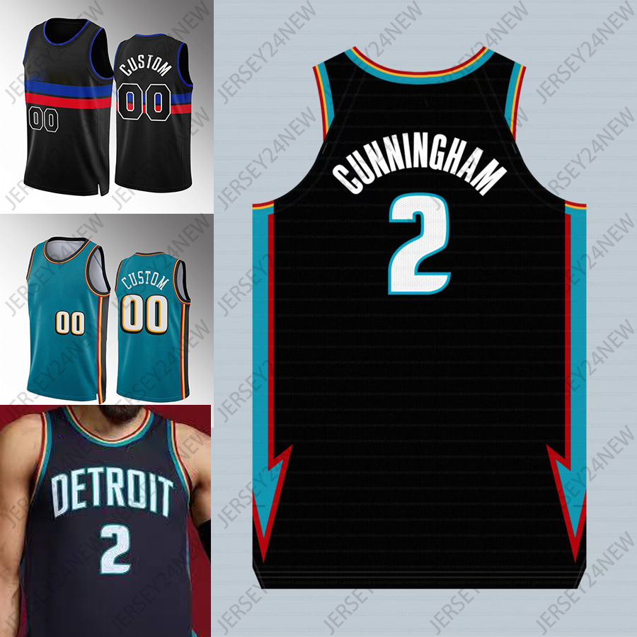 Cade Cunningham 2025-26 City Piston Jersey Jalen Duren Jaden Ivey Paul Reed Ausar Thompson Isaiah Stewart Malik Beasley