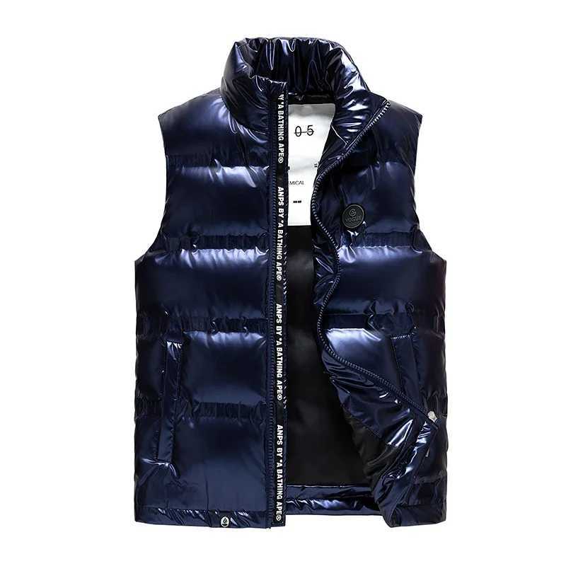 Causal Sleeveless Men Jacket Winter Warm Padded Waistcoat Male Clothe High Quality Duck Down Fashion Lightweight Thick Vest Coat W250522