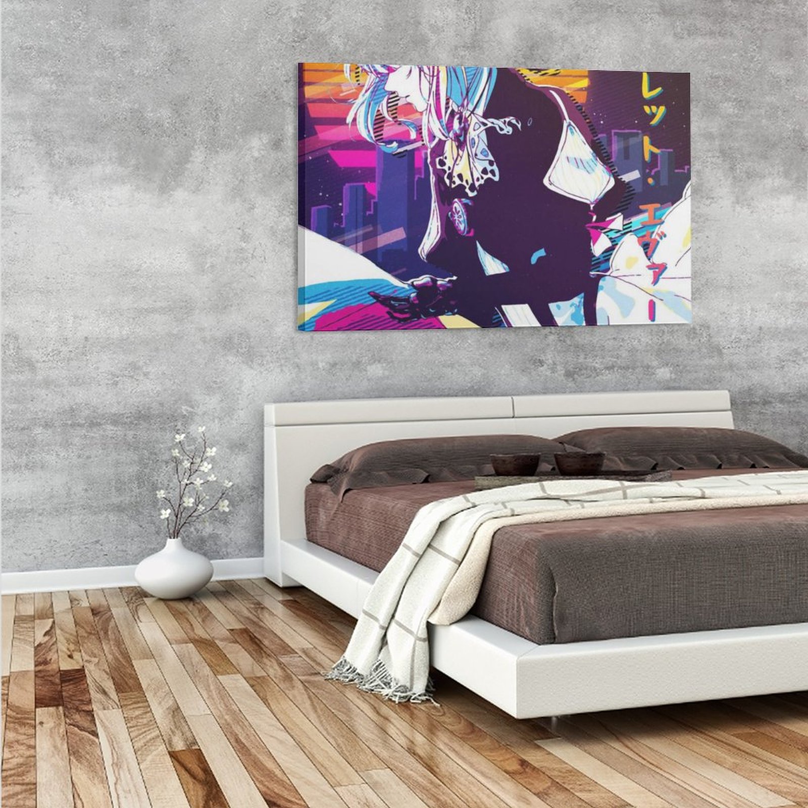 Wall Art Hanging Picture-Rectangle Anime Violet Evergarden Manga Frame-style Canvas Prints Wall Painting Wall Art Decor Print Picture Paintings for Li