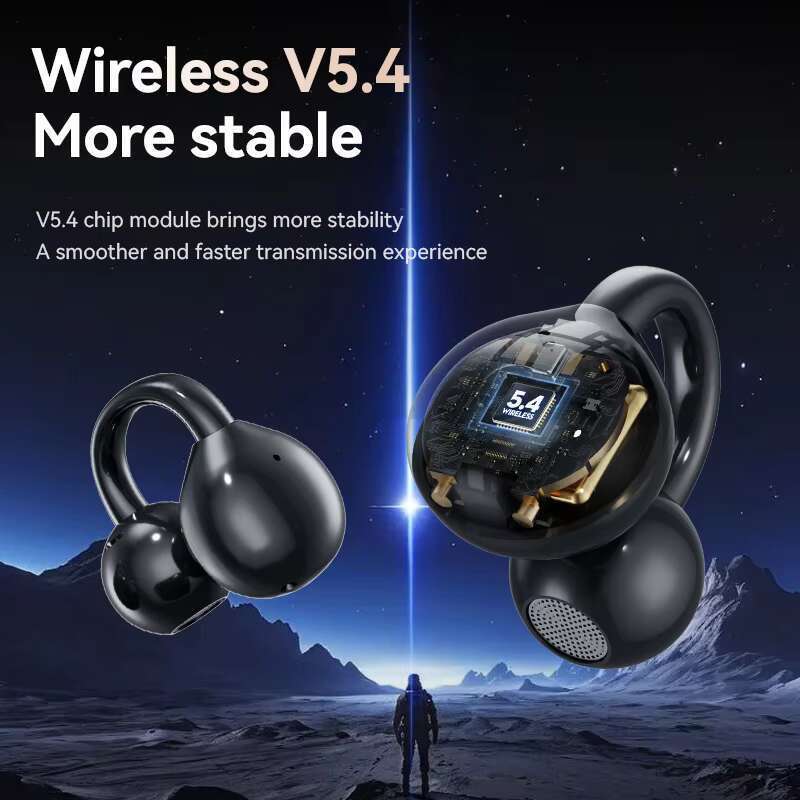 DHGadgets R100 Smart Touch Screen Ear Clip Bluetooth Comfortable to Wear Open OWS Sports Wireless Earphones