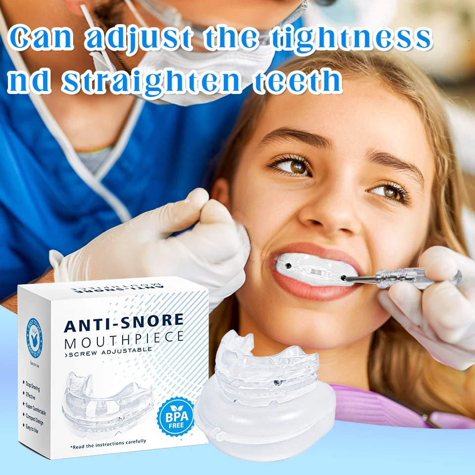 Anti Snoring Mouth Guard Improve Sleeping Adjustable Snoring Mouth Guard Anti-Apnea Teeth Bruxism 250522