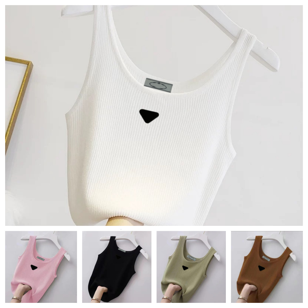 Womens TShirt designer tshirt womens tanks vest women tee top designer luxury vest sleeveless camis pure cotton Shirts fashionable Sexy Knits Tees Woman Sweater