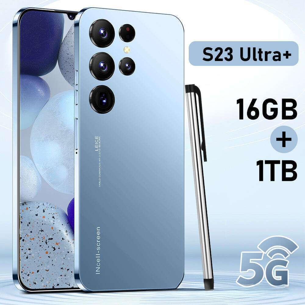2025 New mobile phone S23 Ultra+16+1T large memory high-definition screen all-in-one machine direct delivery store