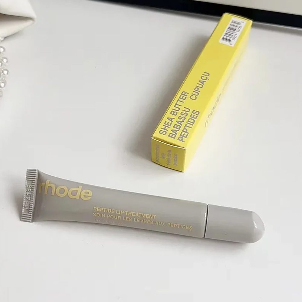 RHODE Makeup Lip Gloss Lip Plumper Liquid Lipstick 10ml Toast Espresso Raspberry Jelly Bean peppermint glaze Lip balm Moisturize Shiny Glitter Lipglos
