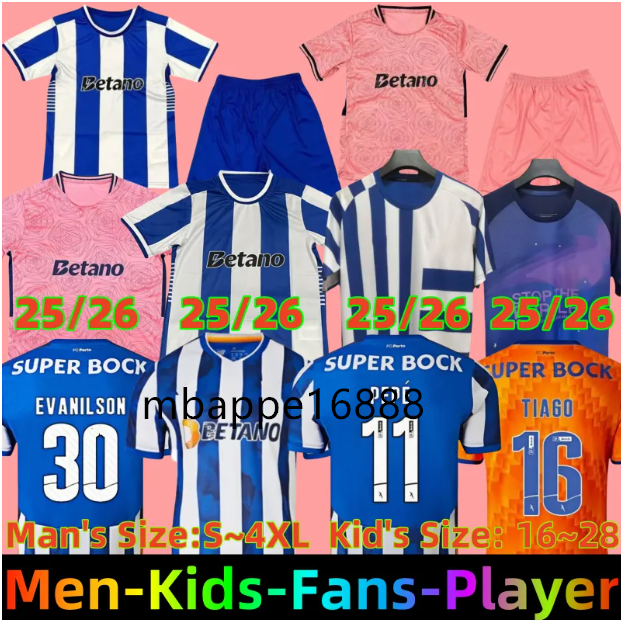 25 26 Porto CAMPEOES 30 Soccer Jerseys Camisa SPECIAL Titulos Futebol Clube Porto LUIS DIAZ MATHEUS MEHDI Maillots De Foot MAREGA Men Kids SERGIO Shirt