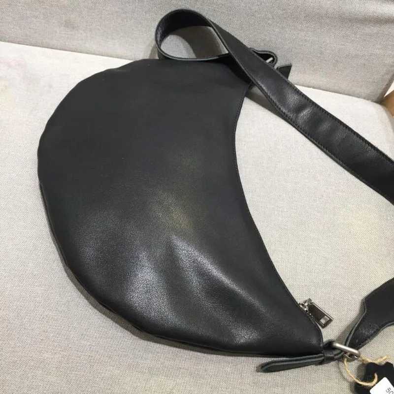 New Women Shoulder Bag Genuine Leather Crossbody Shoulder Messenger Bags Ladies Handbag Half Moon Satchel Bolsa Feminina W250522