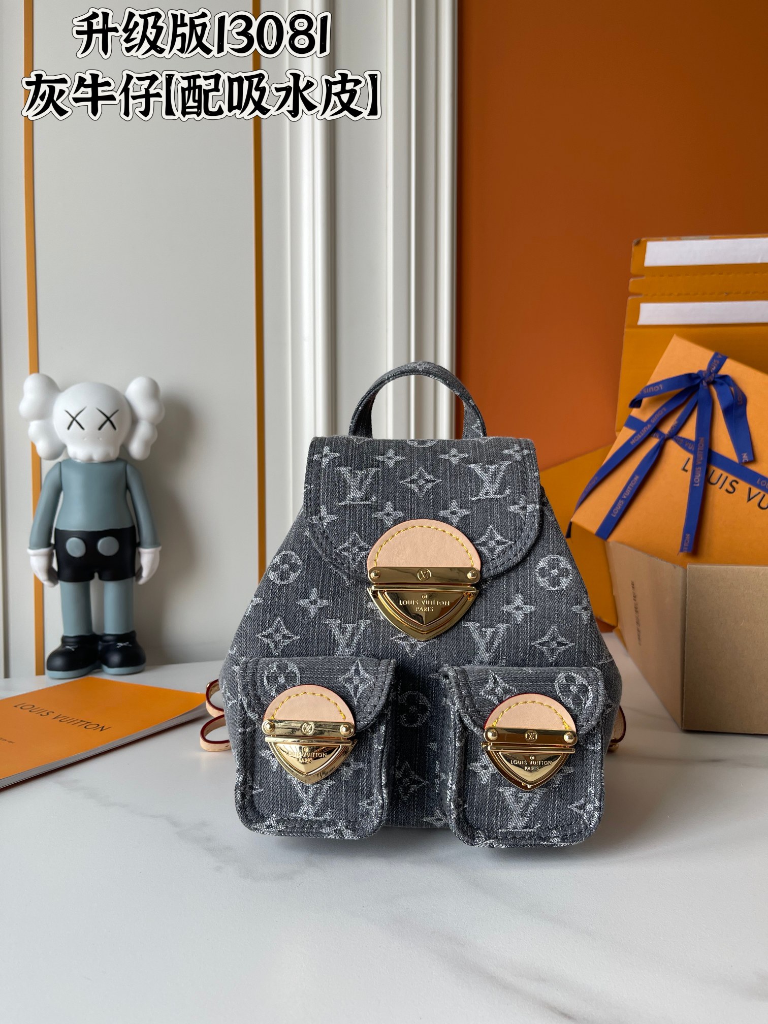 Evening Bags Shoulder Bags pink Denim Vintage Designer Shoulder Bag Women Tote Bags Takashi Murakami Handbag travel bag Flower Underarm Bag Print Purse DMQY