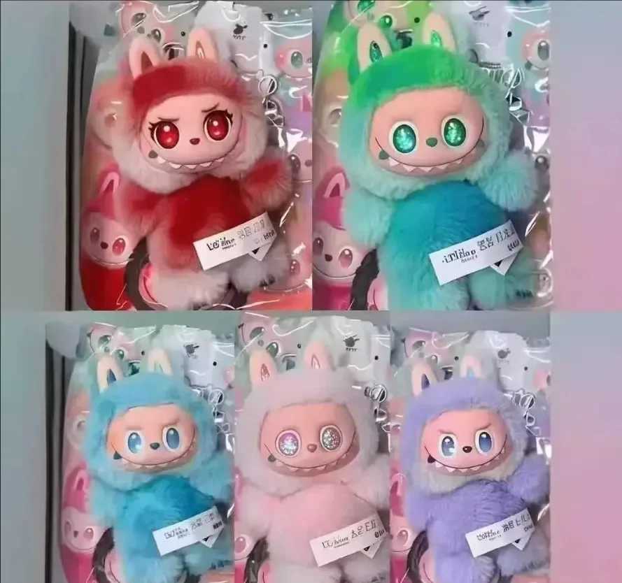 New 1 1 High Quality Labubu V3 The Monsters Front High-Energy Series Blind Box Vinyl Plush Face Doll Action Figure Keychain GiftT250522
