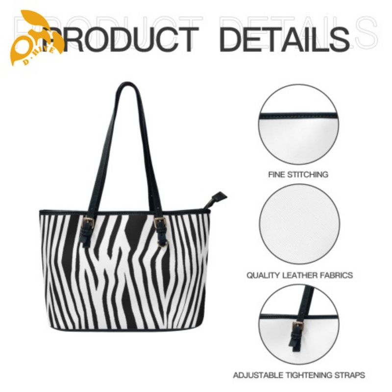 Free delivery. TOP fashion designers customize lightweight high-quality white and black leather handbags in size M.
