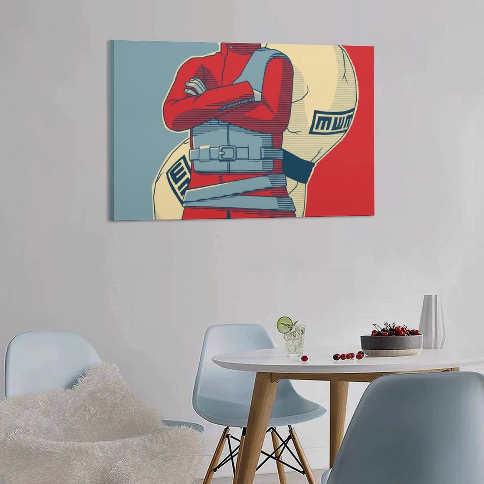 Home Decor Luxury Hanging Picture-Rectangle Anime Gaara Canvas Prints Wall Painting Wall Art Decor Print Picture Paintings for Living Room Gift ForBed