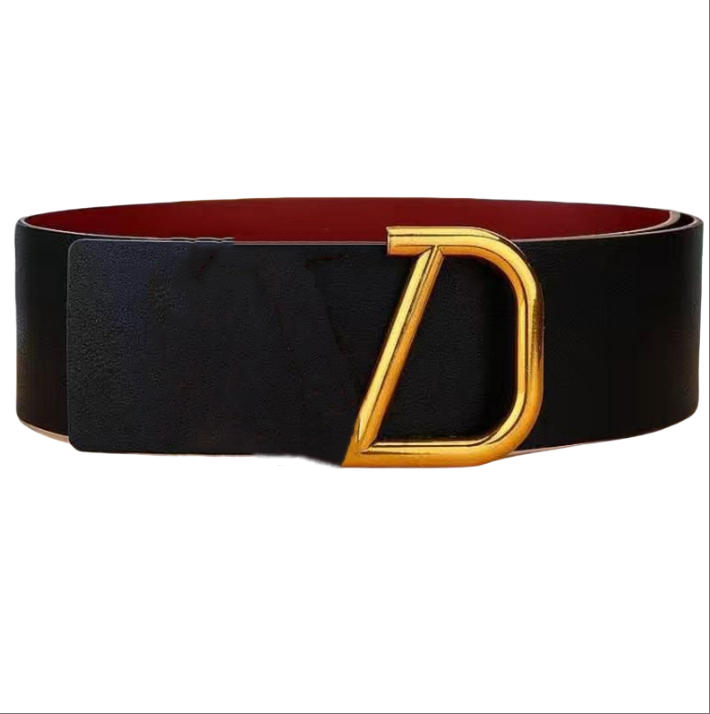 New Belts For Womens Leather Women's Belt Letter Waistband Accessories Dress Gift Width 7 cm